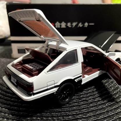 1:32 Initial D Trueno AE86 Car Model