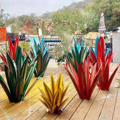 Metal Tequila Agave Plant